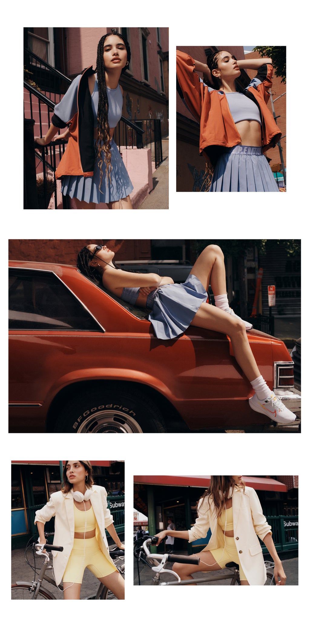 Images from Bandier's Summer In The City Campaign